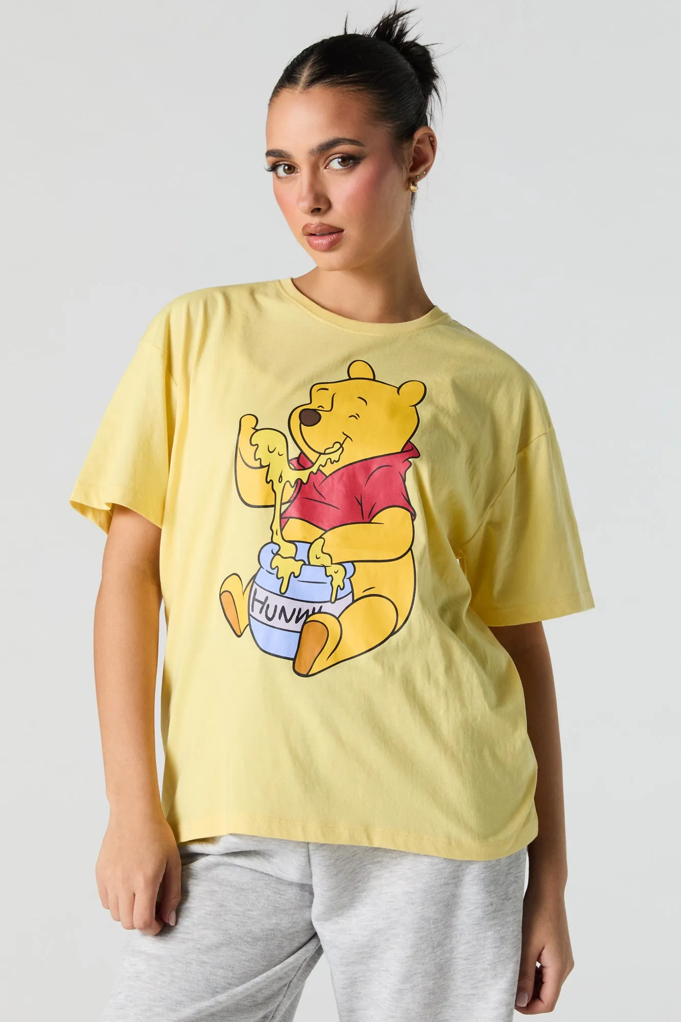 Winnie the Pooh Graphic Boyfriend T-Shirt sold by Urban Planet