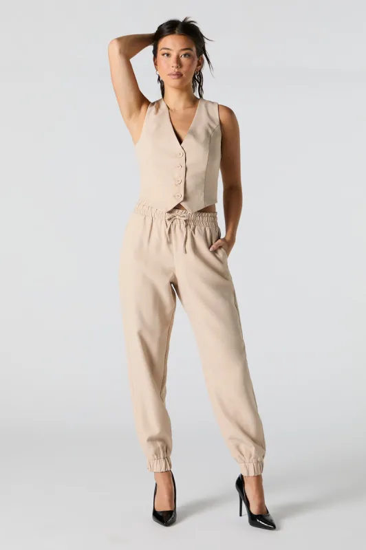 Pantalon habillé avec revers et taille coulissante sold by Urban Planet