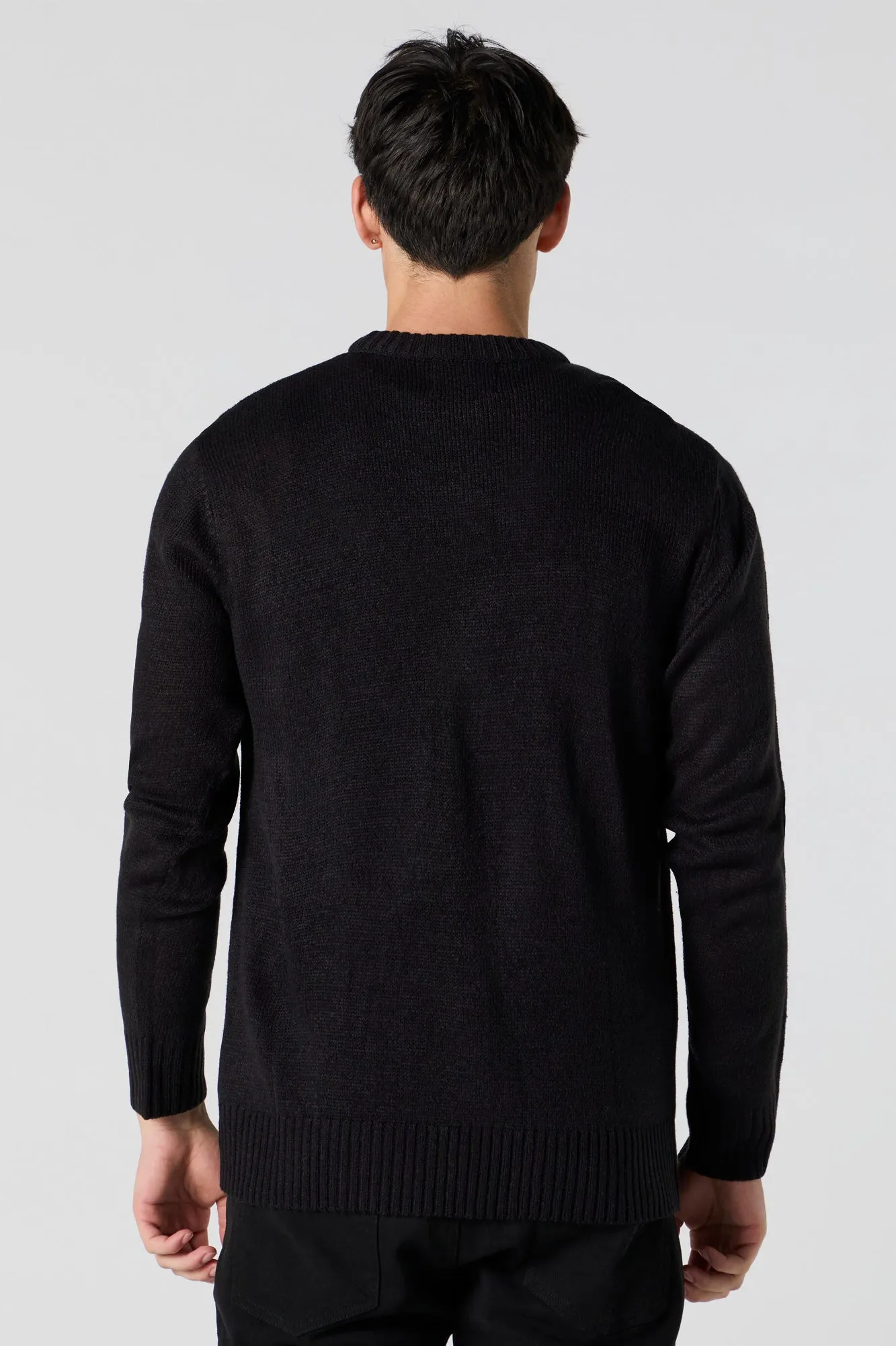 Chandail de Noël en tricot jacquard à imprimé Cool Santa sold by Urban Planet product image thumbnail 2