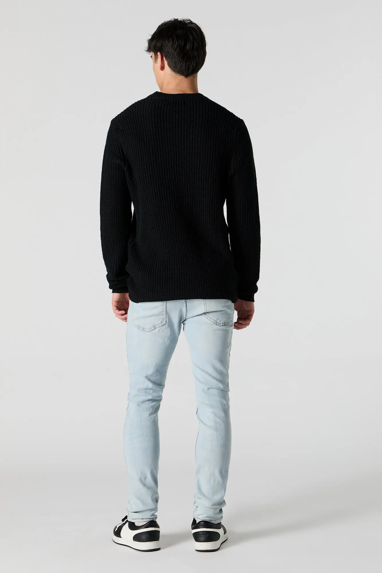 Light Wash Distressed Skinny Jean sold by Urban Planet product image thumbnail 4