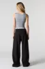 Layered Waist Baggy Dress Pant sold by Urban Planet