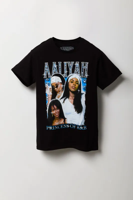 T-shirt à imprimé Aaliyah sold by Urban Planet