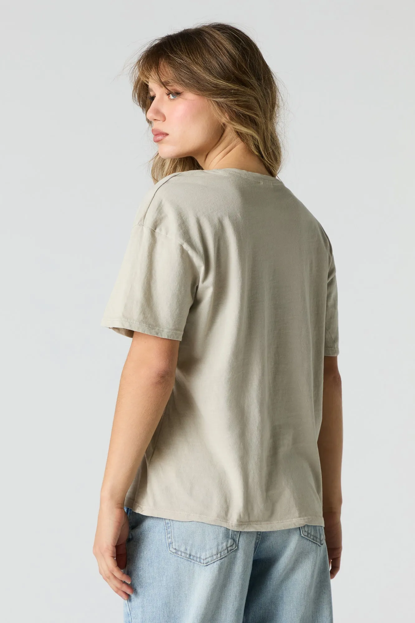 Brooklyn Teddy Graphic Boyfriend T-Shirt sold by Urban Planet product image thumbnail 2