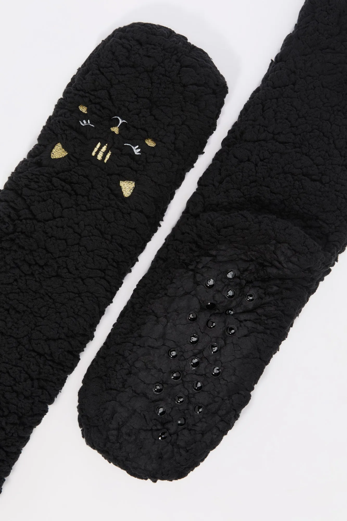 Critter Sherpa Slipper Socks sold by Urban Planet product image thumbnail 4