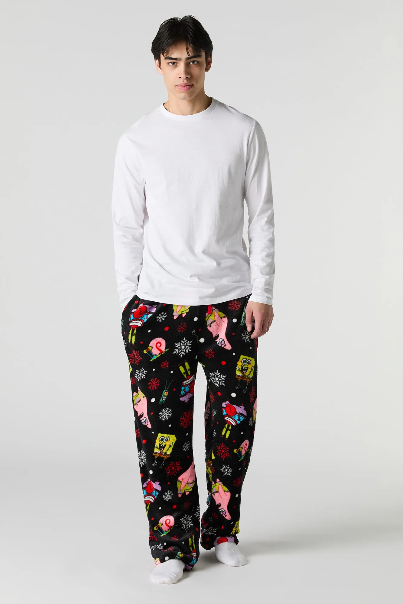 Pantalon de pyjama de Noël en peluche sold by Urban Planet product image thumbnail 5
