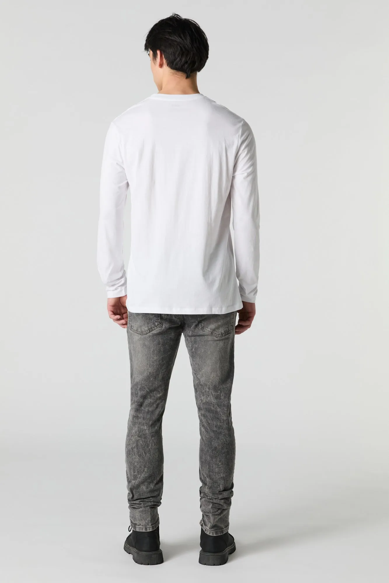 Grey Washed Skinny Jean sold by Urban Planet product image thumbnail 3