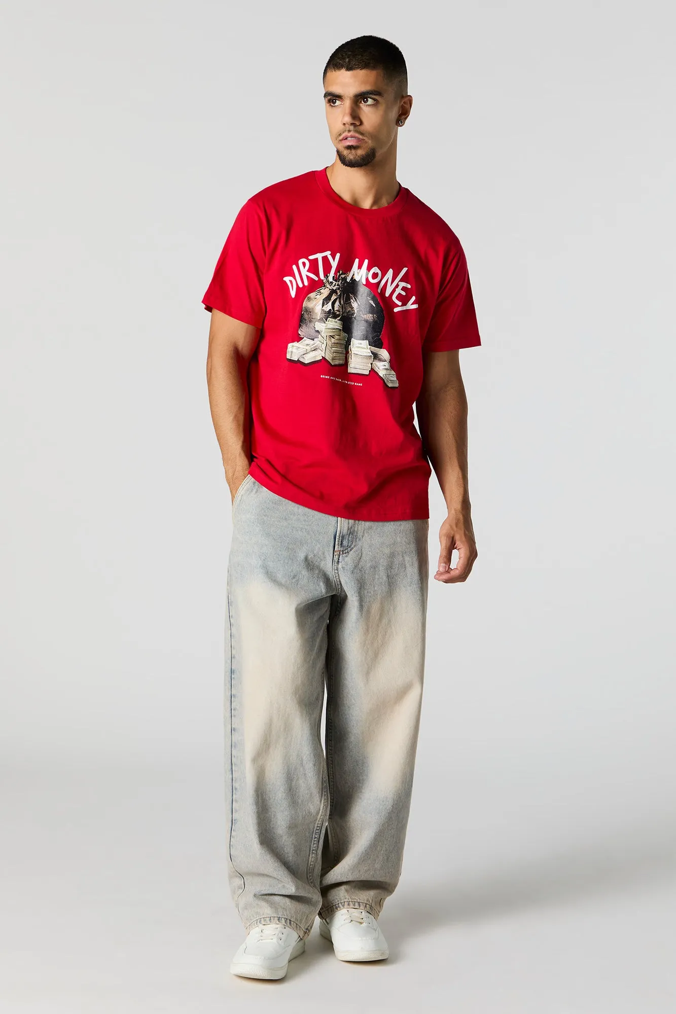 Dirty Money Graphic T-Shirt sold by Urban Planet product image thumbnail 3