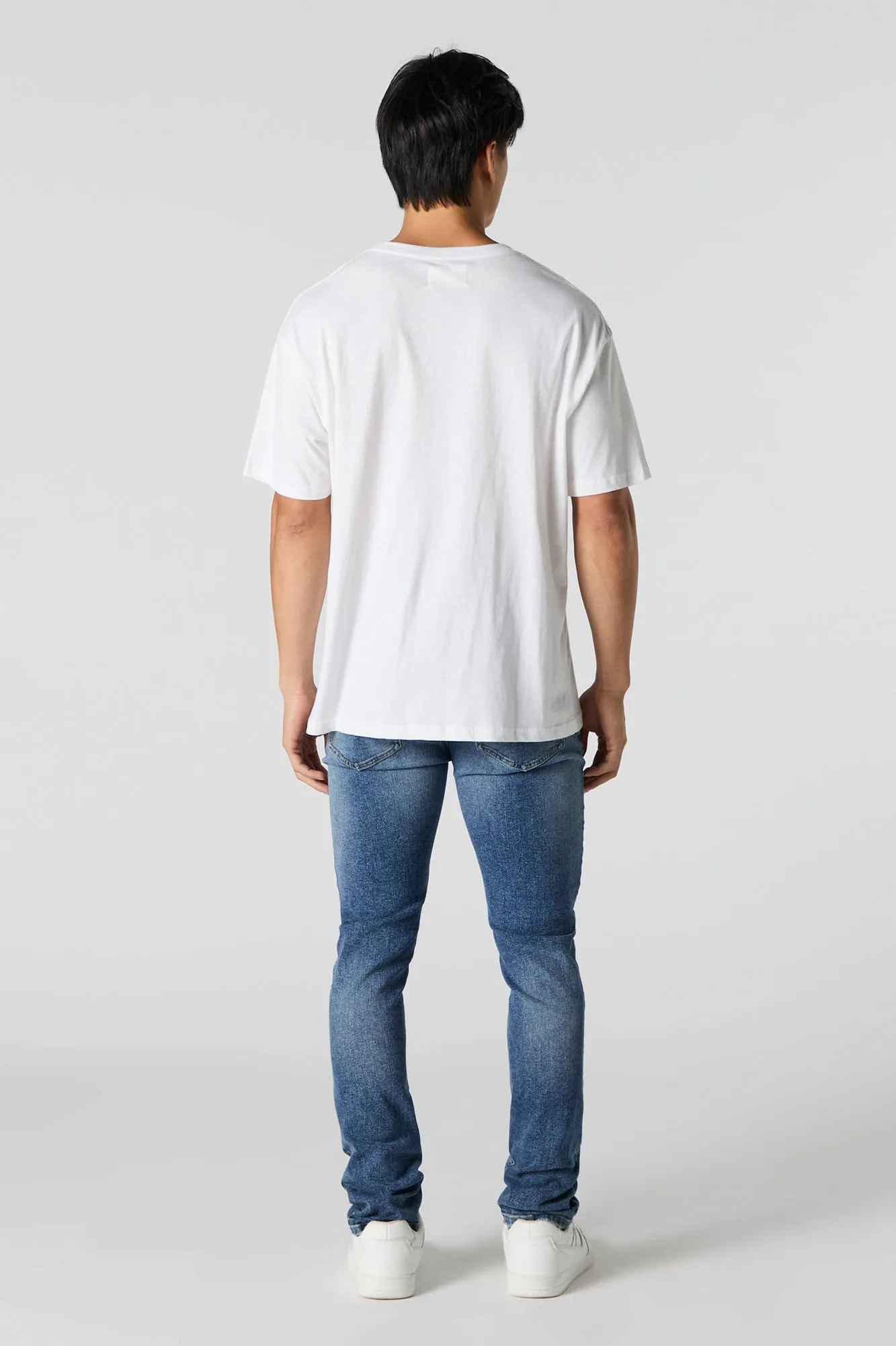 Medium Vintage Wash Distressed Slim Jean sold by Urban Planet product image thumbnail 3