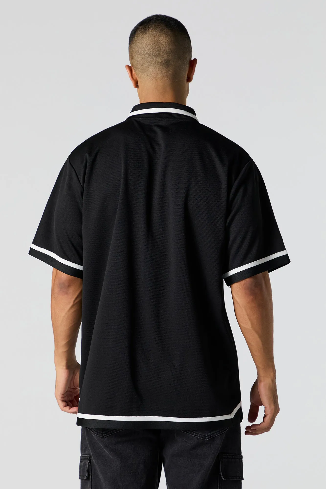 Jersey de baseball en filet à imprimé Los Angeles sold by Urban Planet product image thumbnail 3
