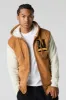 Blouson de style universitaire en molleton doublé de Sherpa sold by Urban Planet