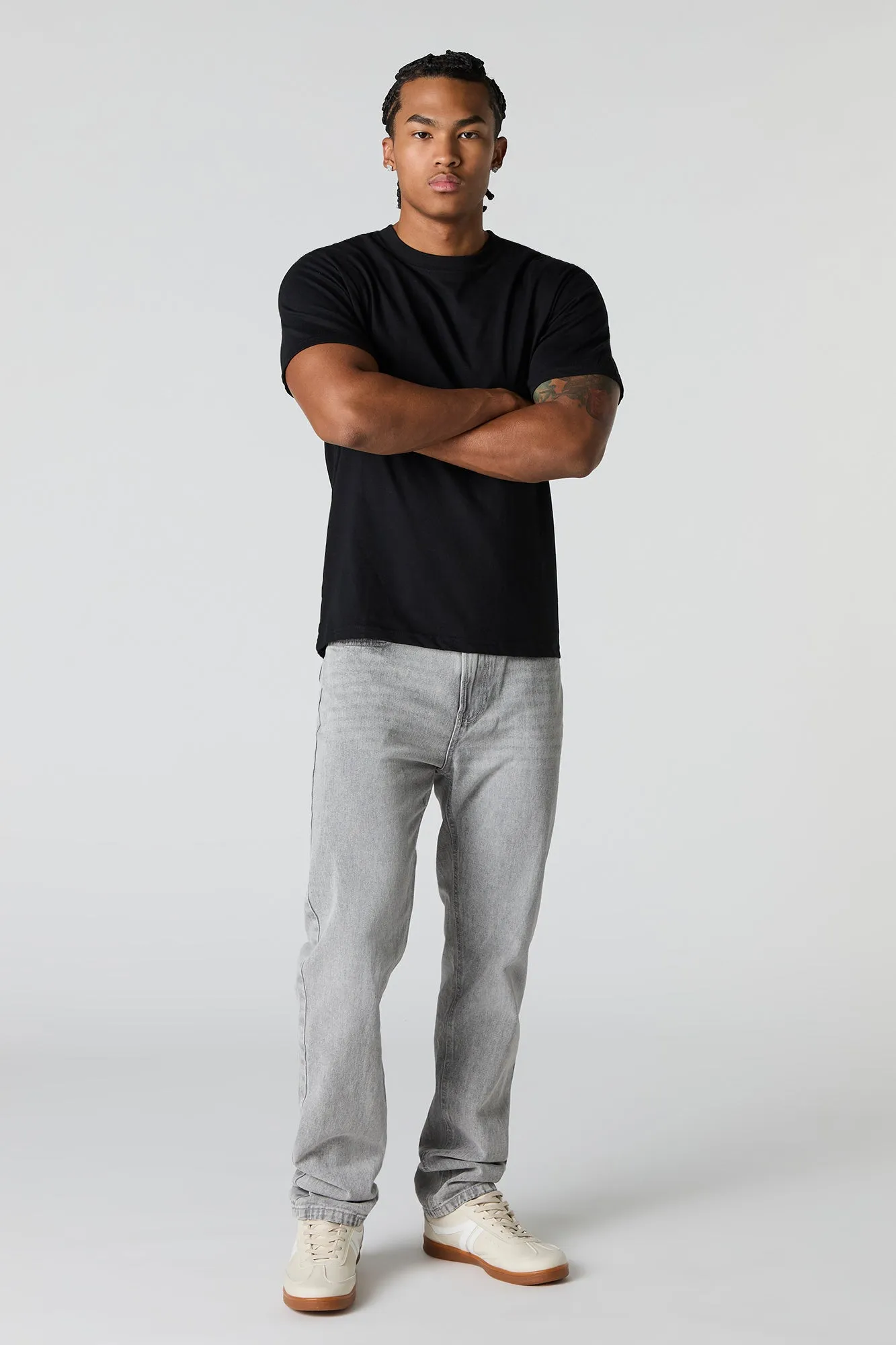 T-shirt ras du cou uni sold by Urban Planet product image thumbnail 3