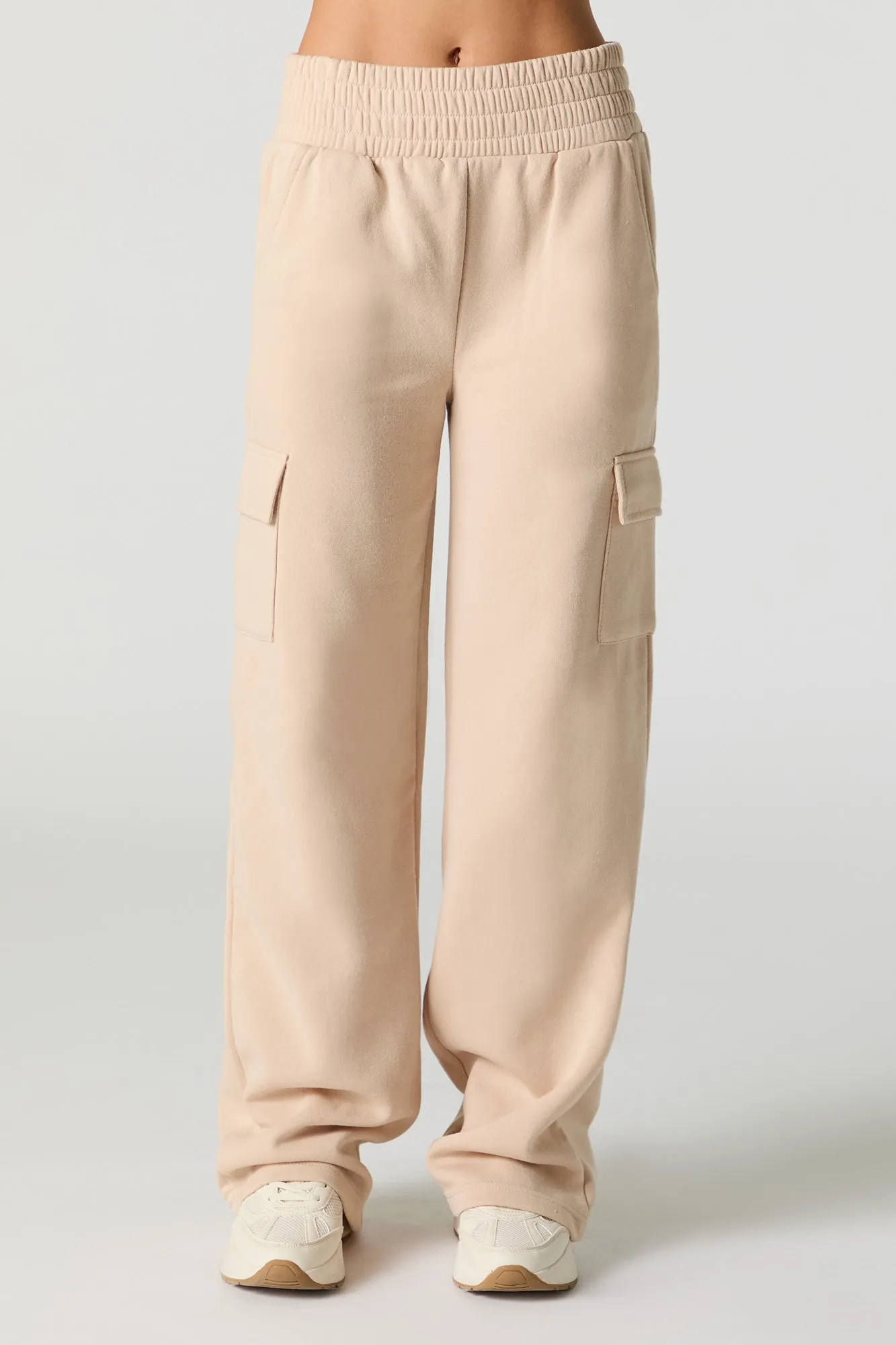 Pantalon en molleton cargo à jambe large sold by Urban Planet product image thumbnail 2