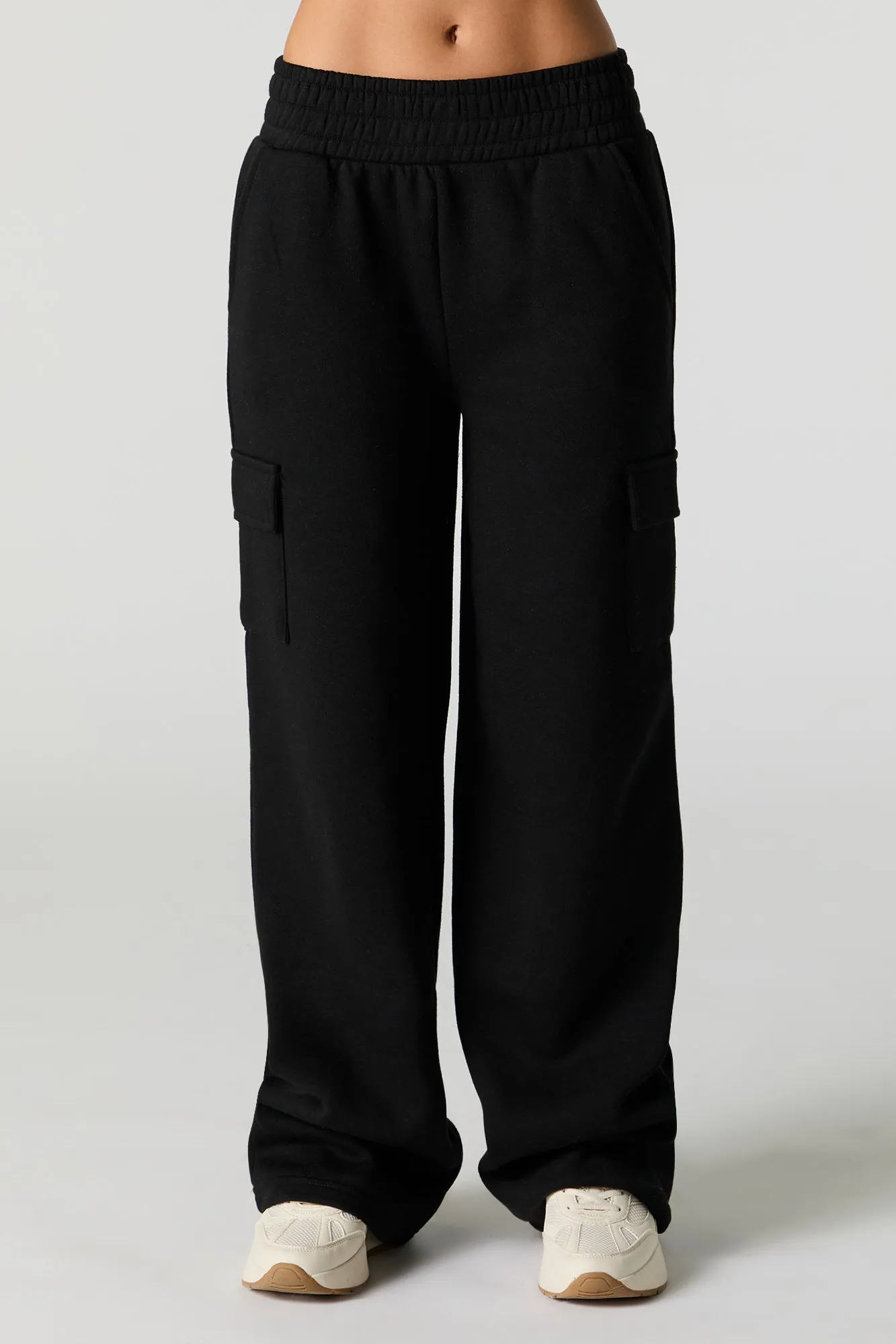 Pantalon en molleton cargo à jambe large sold by Urban Planet product image thumbnail 5