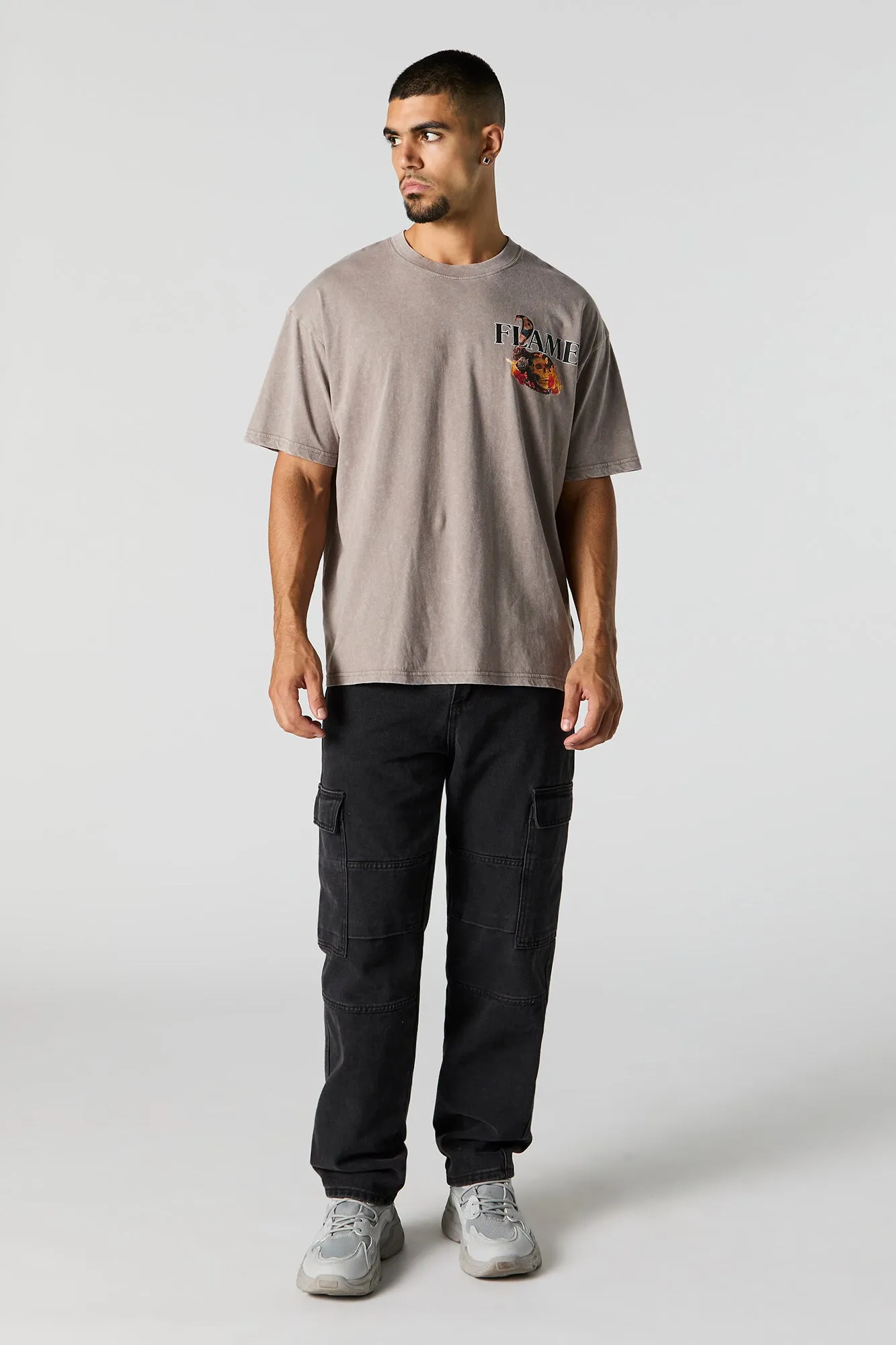 Flame Graphic T-Shirt sold by Urban Planet product image thumbnail 3