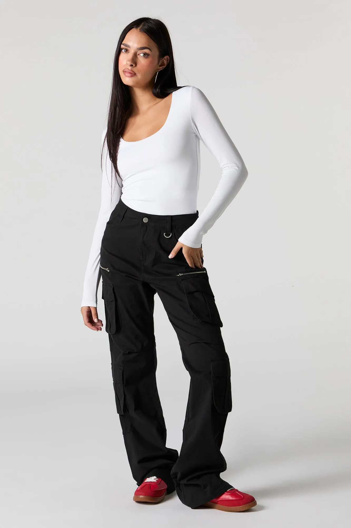 Multi Pocket Flare Cargo Pant sold by Urban Planet product image thumbnail 5