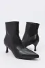 Faux-Leather Pointed Toe Kitten Heel sold by Urban Planet