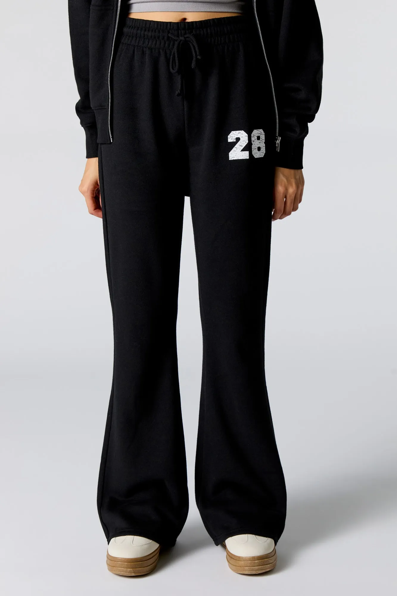 Graphic Fleece Flare Sweatpant sold by Urban Planet product image thumbnail 2