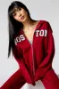 City Embroidered Zip-Up Fleece Hoodie sold by Urban Planet