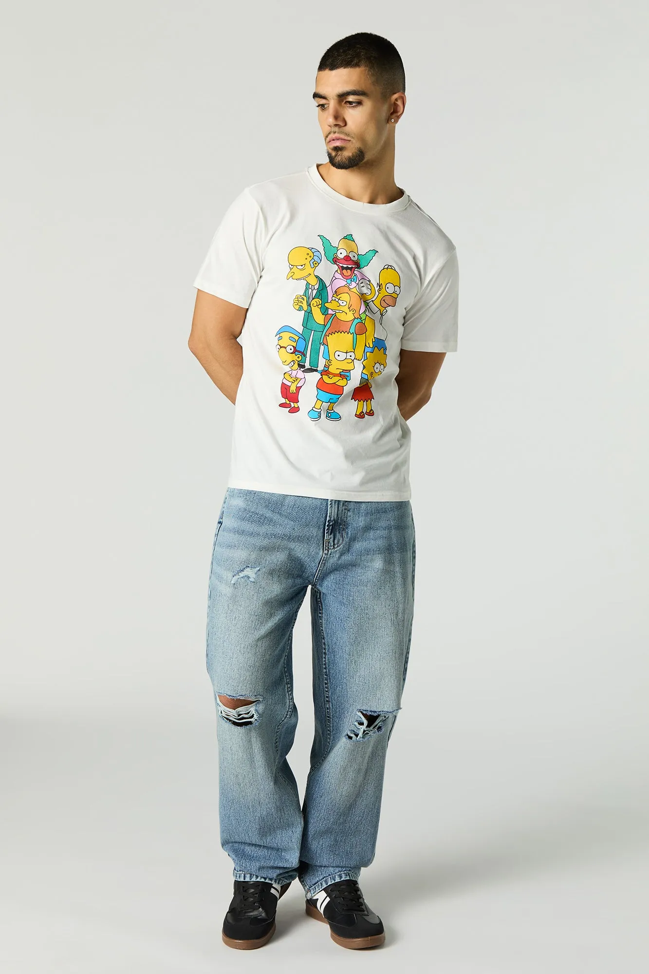 T-shirt à imprimé Simpsons Family sold by Urban Planet product image thumbnail 3