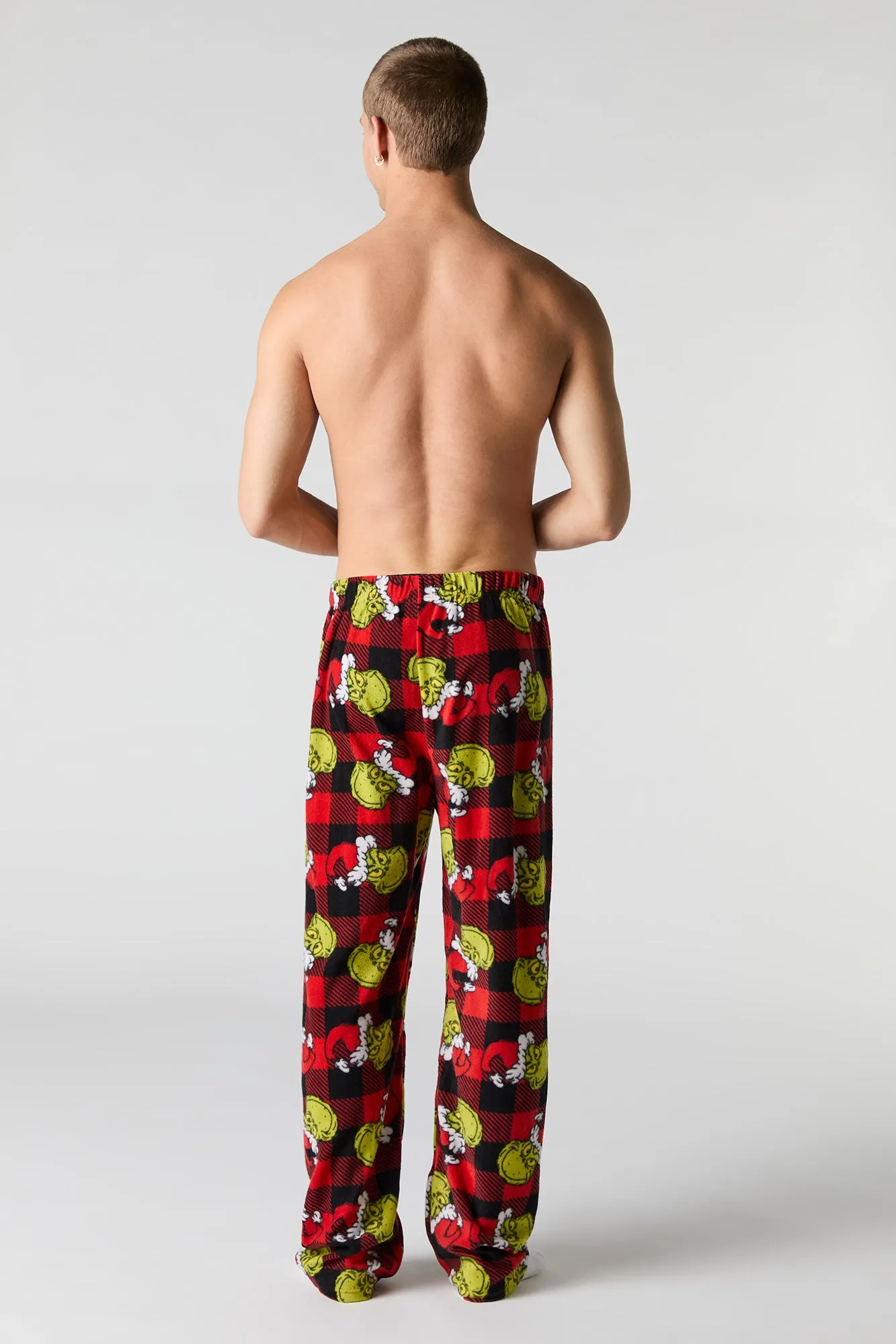 Pantalon de pyjama en molleton à imprimé Grinch Christmas sold by Urban Planet product image thumbnail 3