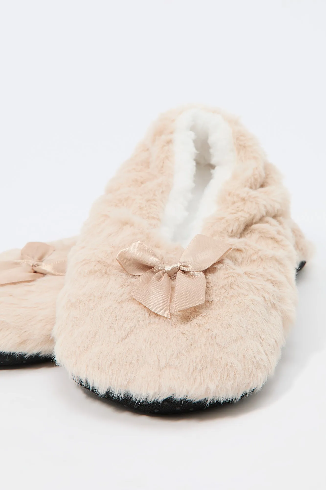 Faux-Fur Ballerina Bow Slipper sold by Urban Planet product image thumbnail 4