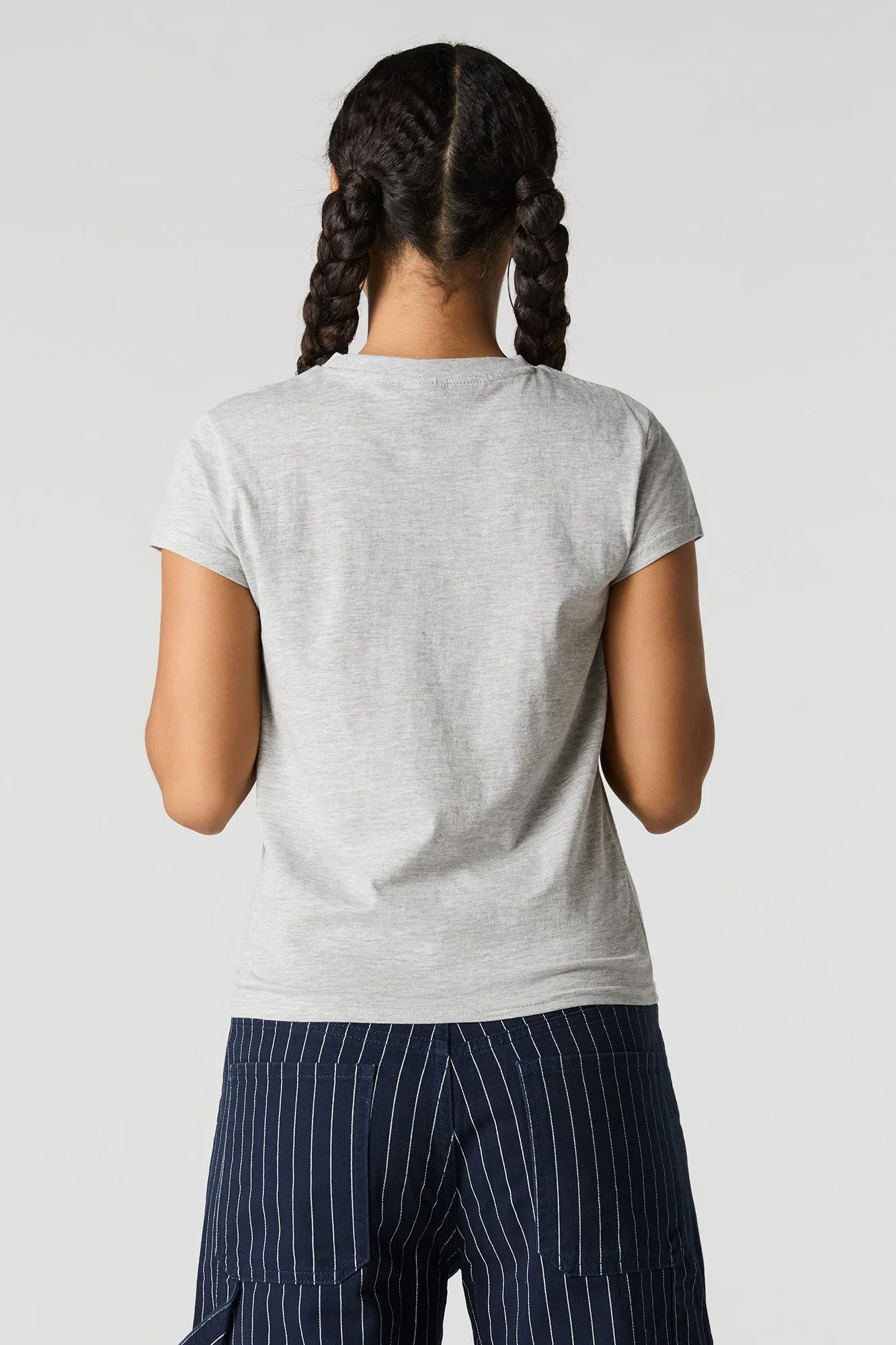 Just a Girl Graphic T-Shirt sold by Urban Planet product image thumbnail 2