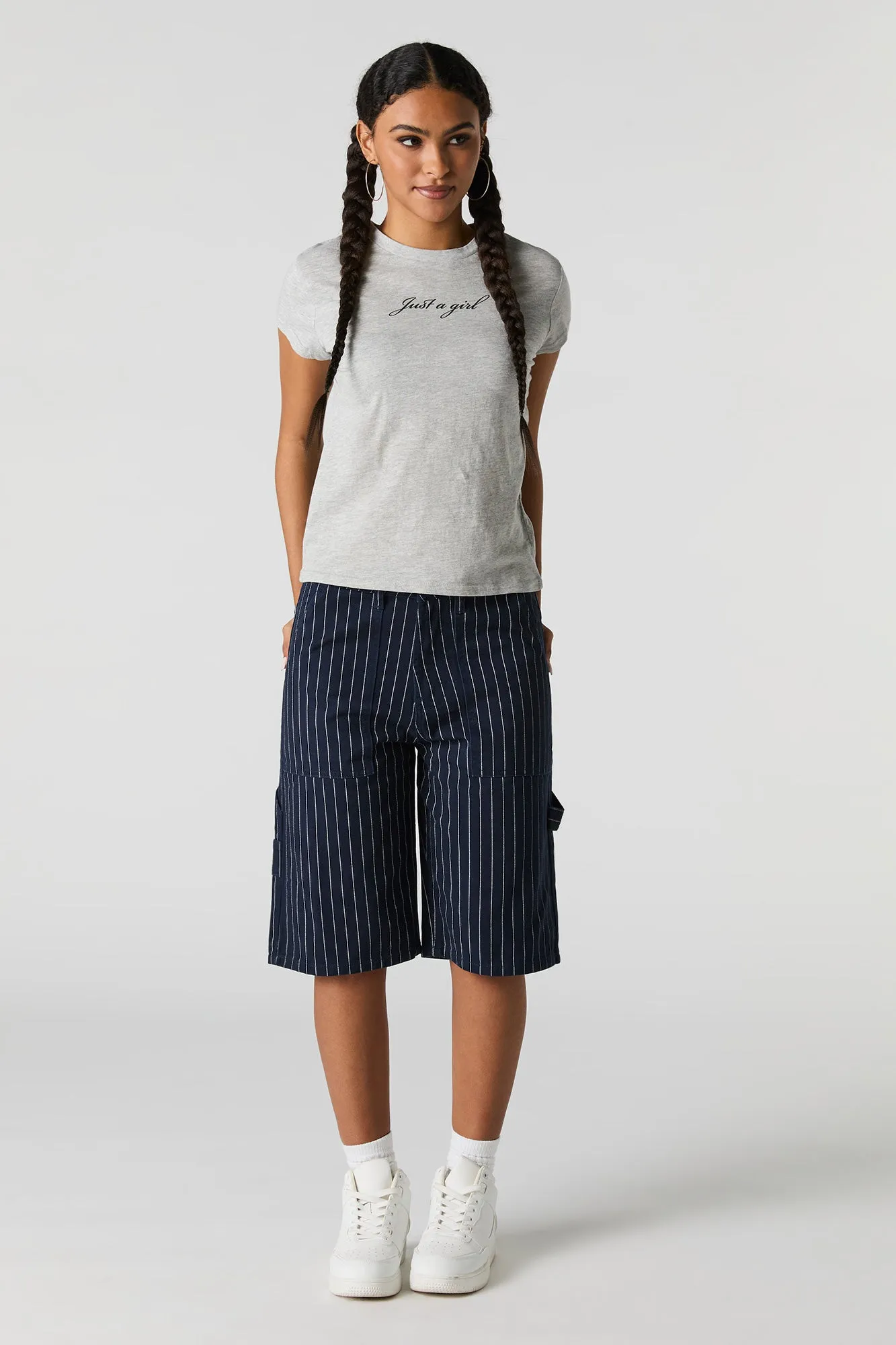 T-shirt à imprimé Just a Girl sold by Urban Planet product image thumbnail 3