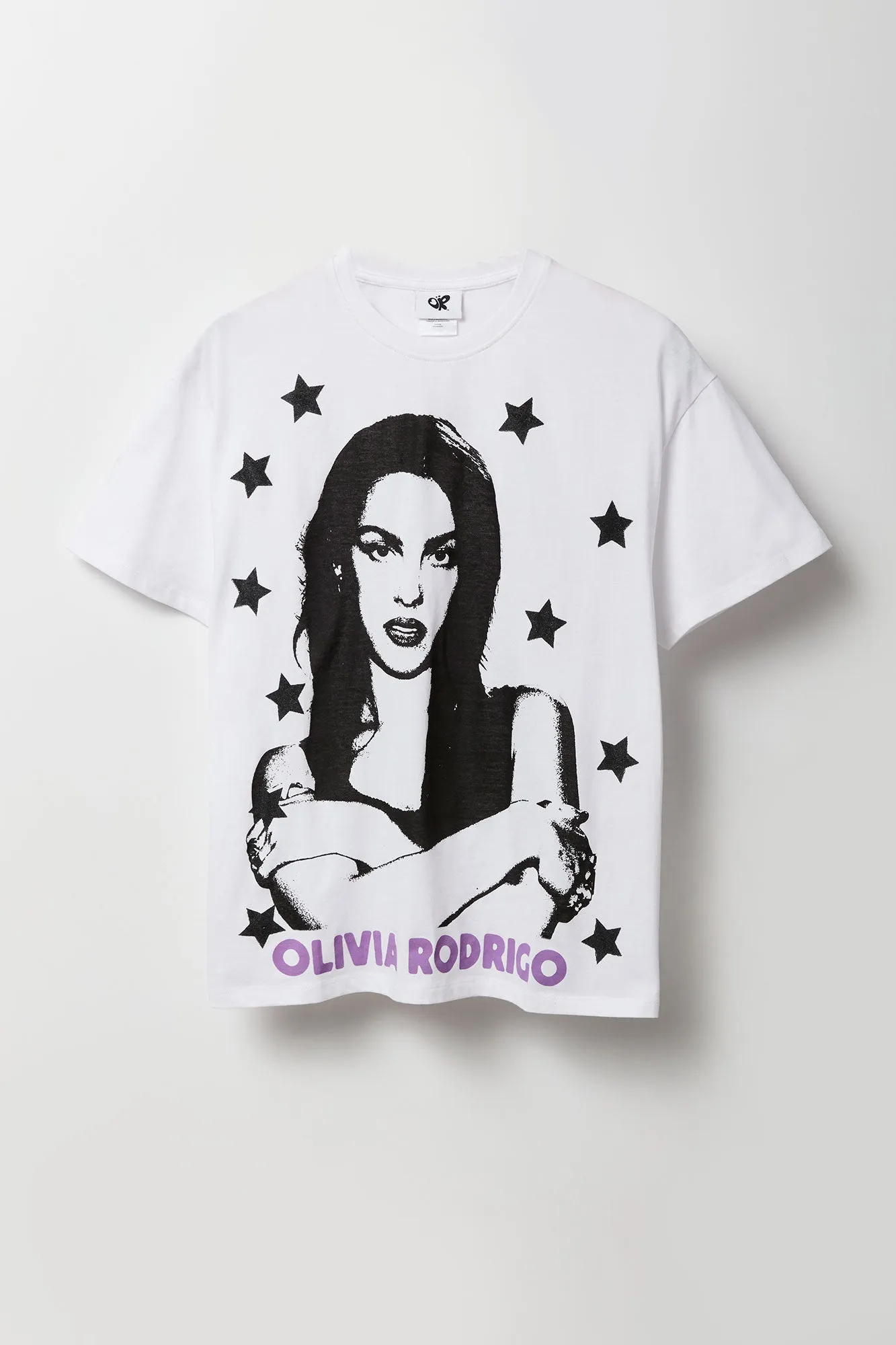 T-shirt de coupe garçonne à imprimé Olivia Rodrigo sold by Urban Planet