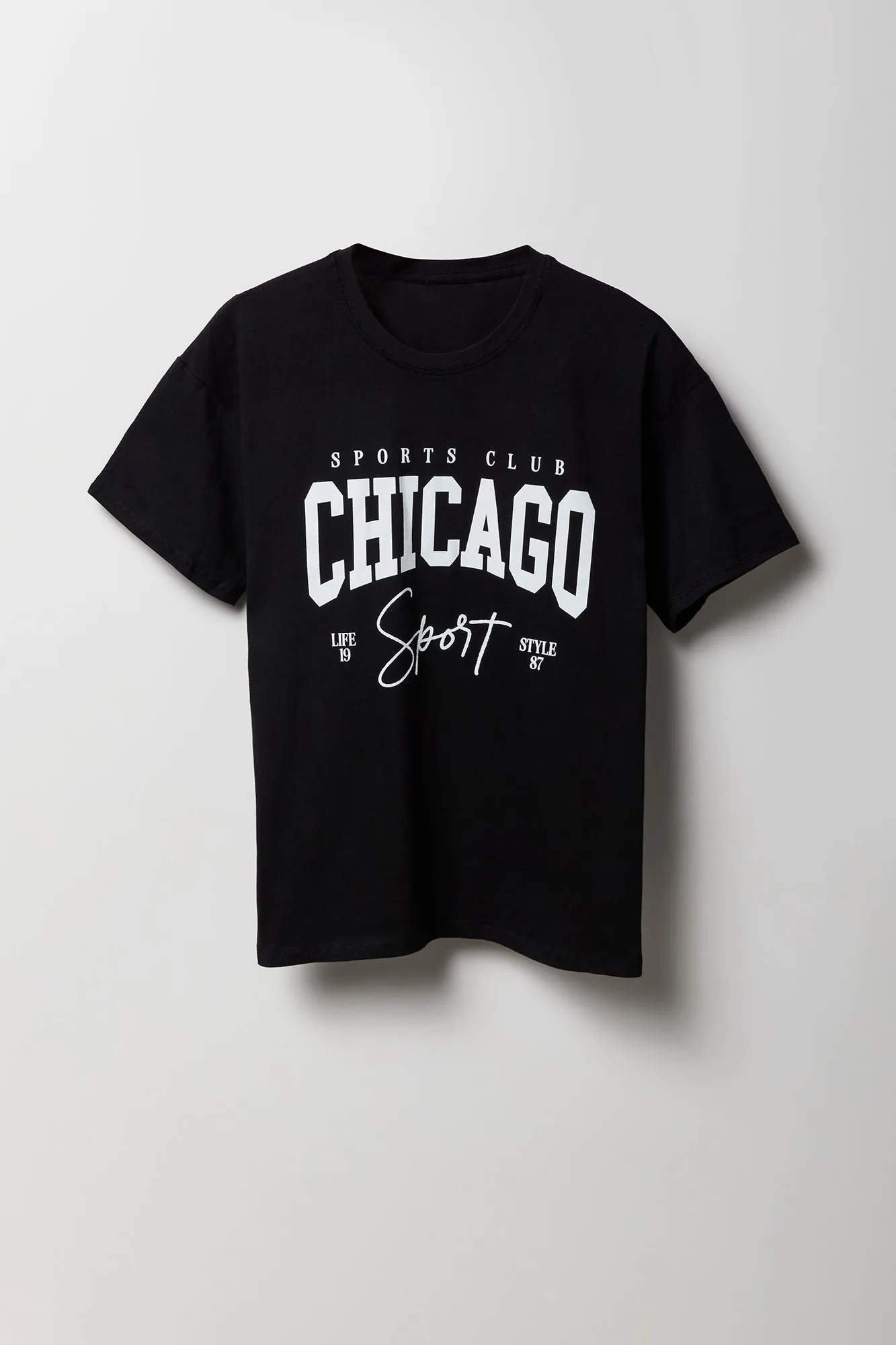 Chicago Graphic Boyfriend T-Shirt sold by Urban Planet