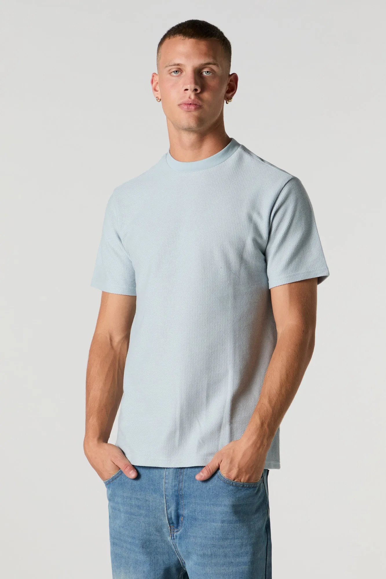 T-shirt ras du cou texturé sold by Urban Planet