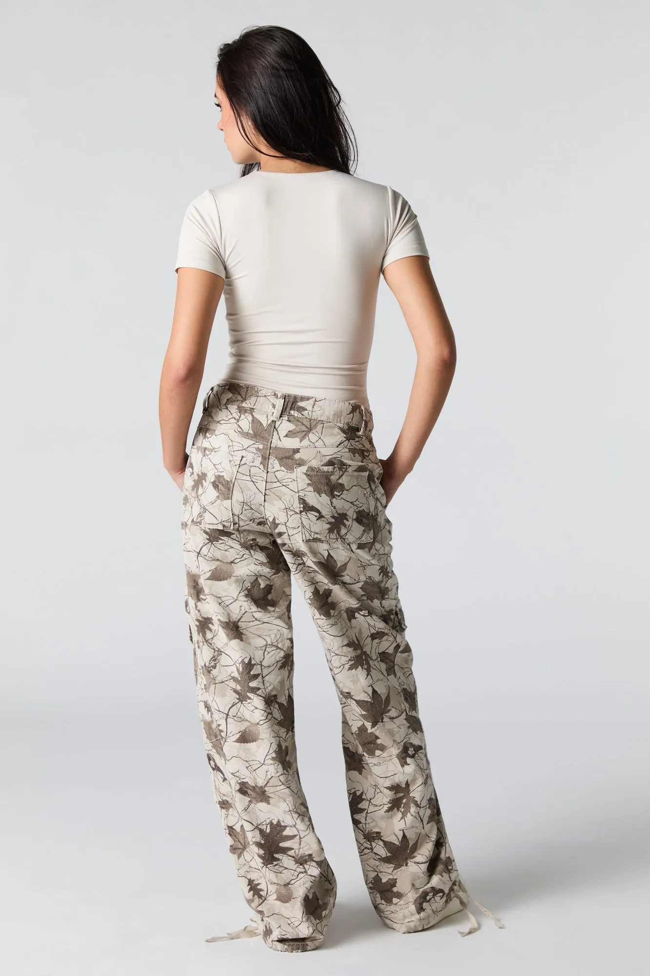 Pantalon cargo ample à taille coulissante sold by Urban Planet product image thumbnail 3