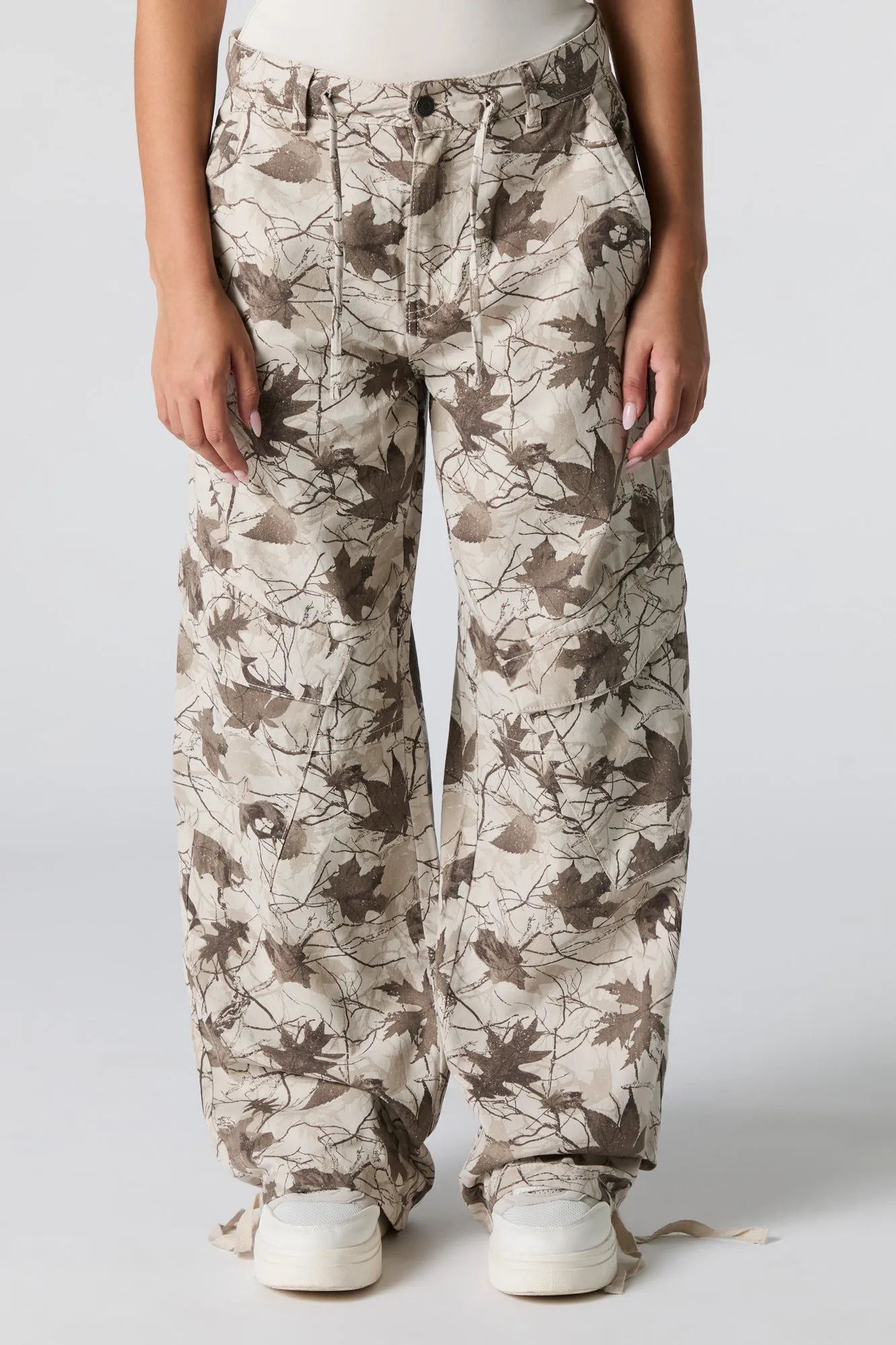 Pantalon cargo ample à taille coulissante sold by Urban Planet product image thumbnail 2