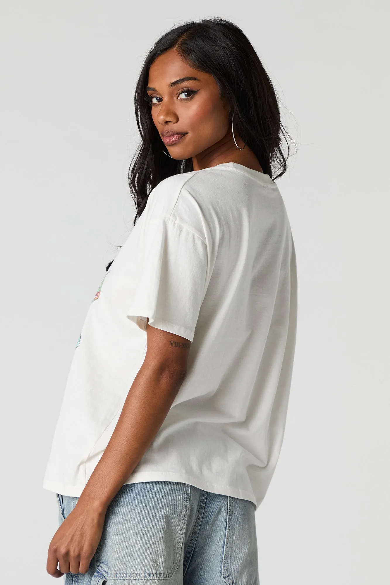 Hakuna Matata Graphic Boyfriend T-Shirt sold by Urban Planet product image thumbnail 2