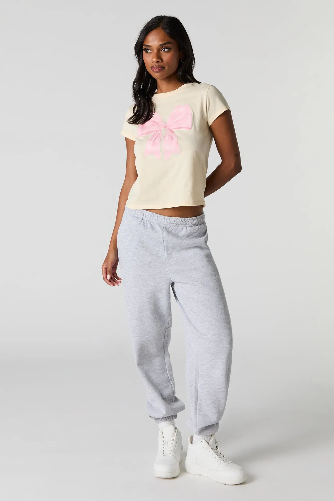 Bow Graphic T-Shirt sold by Urban Planet product image thumbnail 3