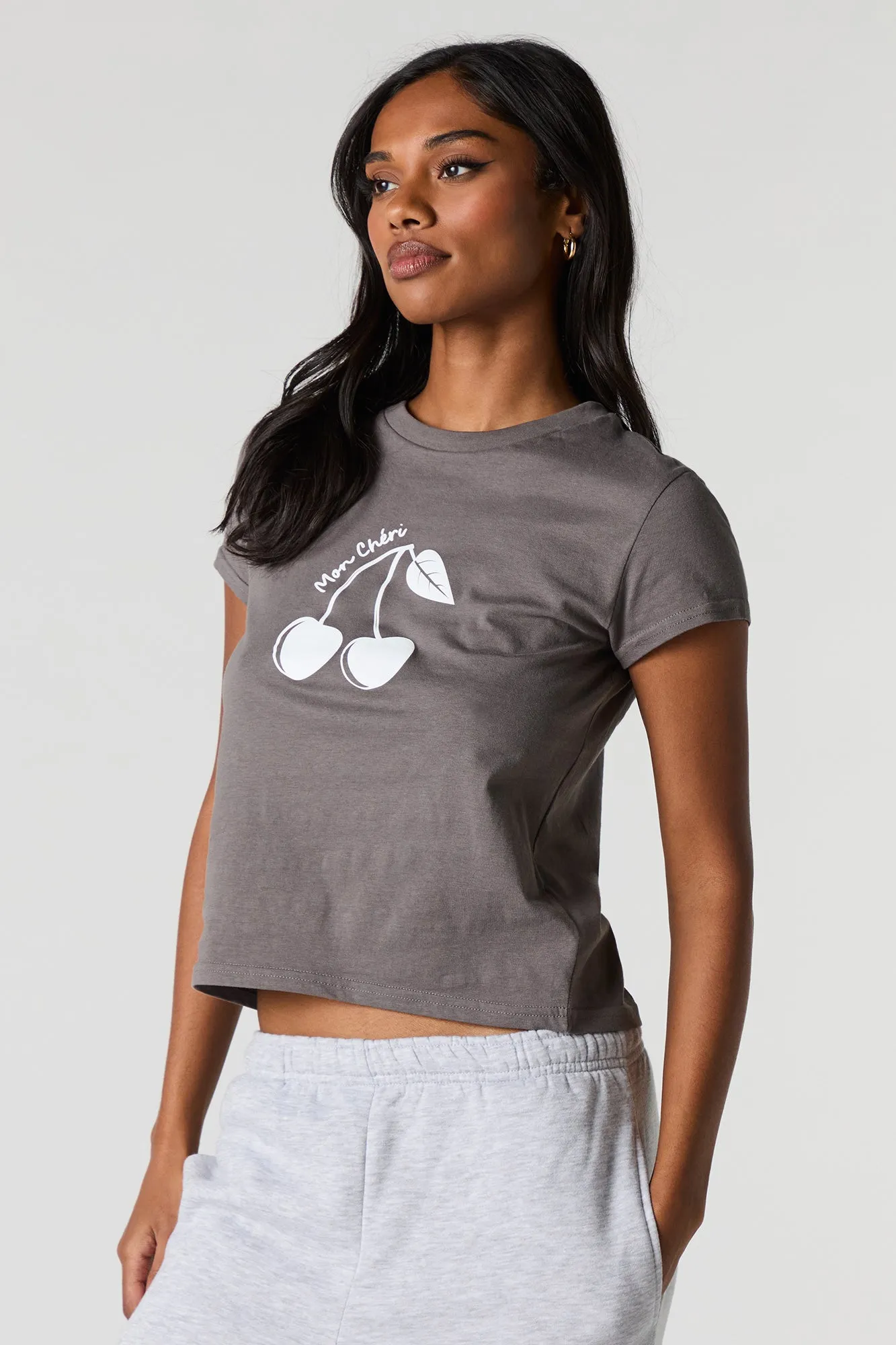 T-shirt à imprimé Mon Chéri sold by Urban Planet