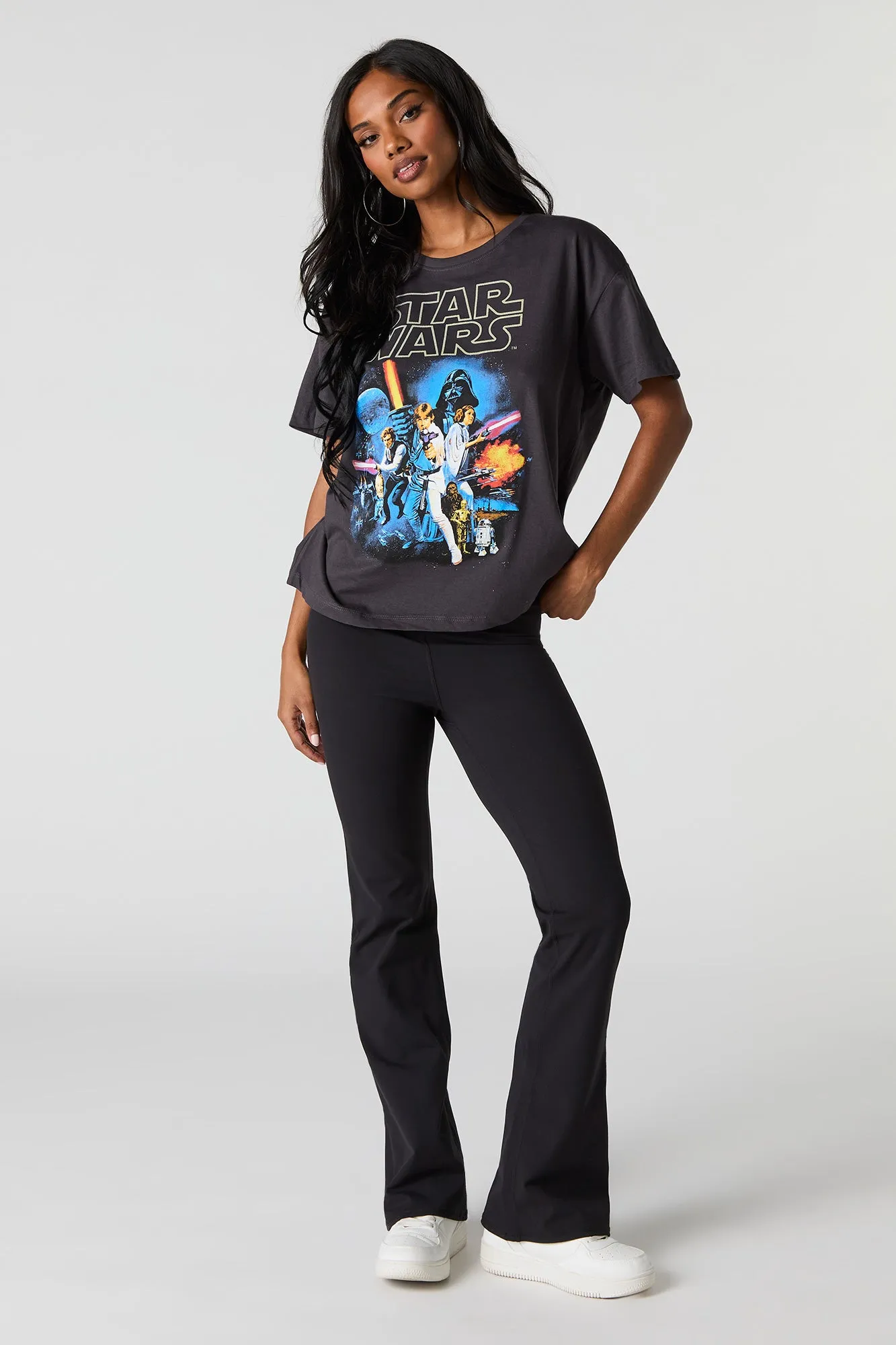 Star Wars Graphic Boyfriend T-Shirt sold by Urban Planet product image thumbnail 3