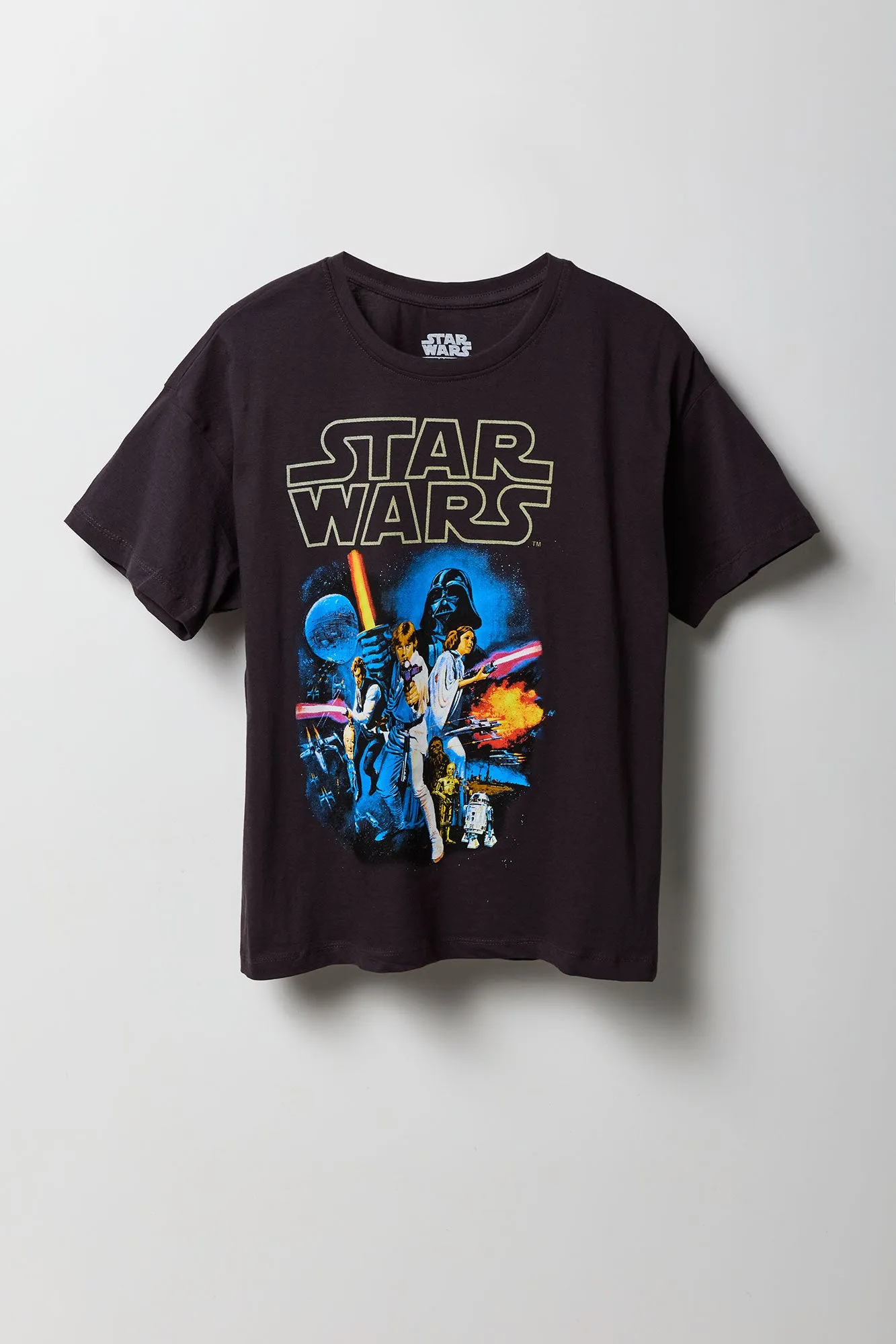 Star Wars Graphic Boyfriend T-Shirt sold by Urban Planet product image thumbnail 4