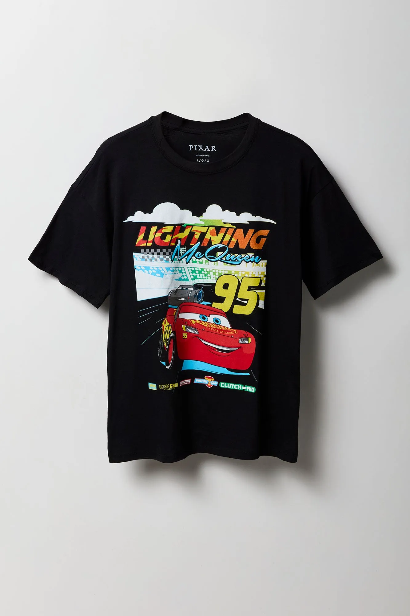 T-shirt de coupe garçonne à imprimé Lightning McQueen sold by Urban Planet product image thumbnail 4
