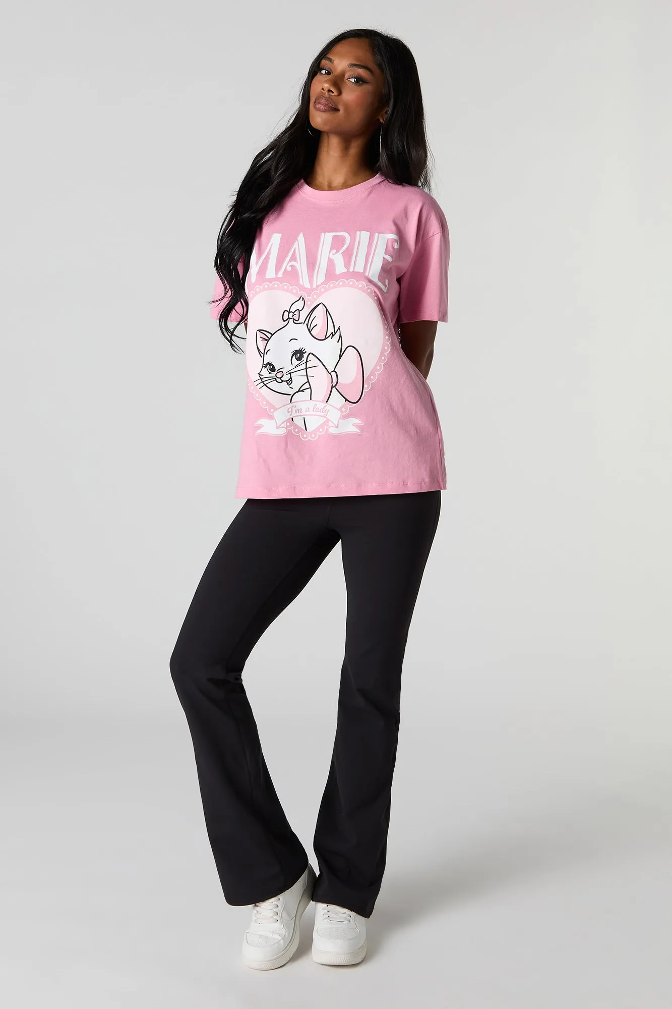 T-shirt de coupe garçonne à imprimé I'm A Lady sold by Urban Planet product image thumbnail 3