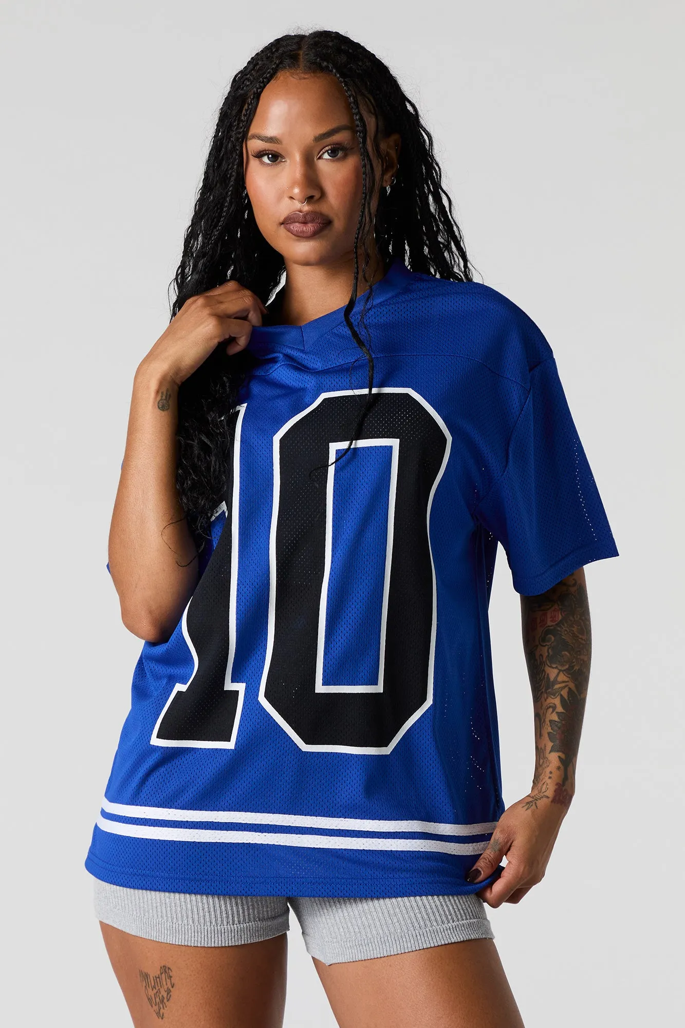 Sommer Ray Mesh Graphic Football Jersey sold by Urban Planet product image thumbnail 5