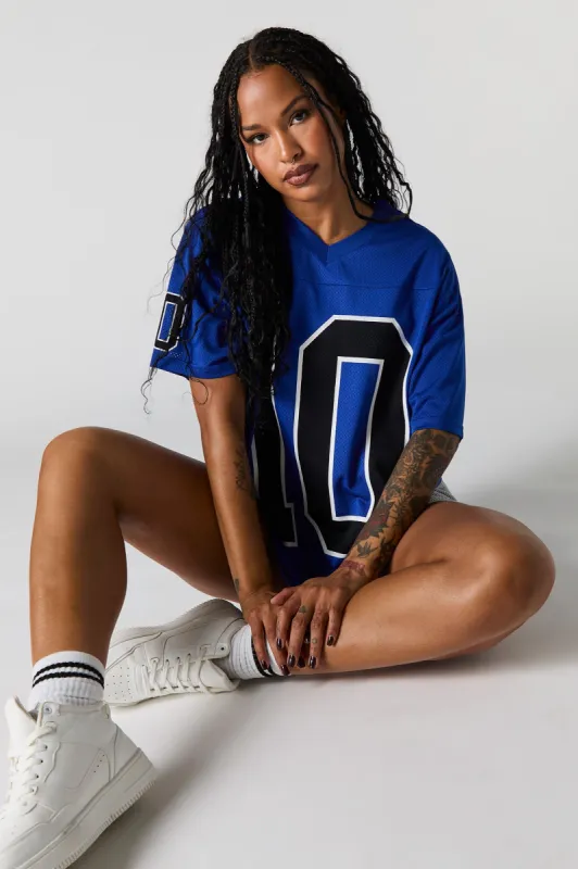 Sommer Ray jersey de football en filet imprimé sold by Urban Planet