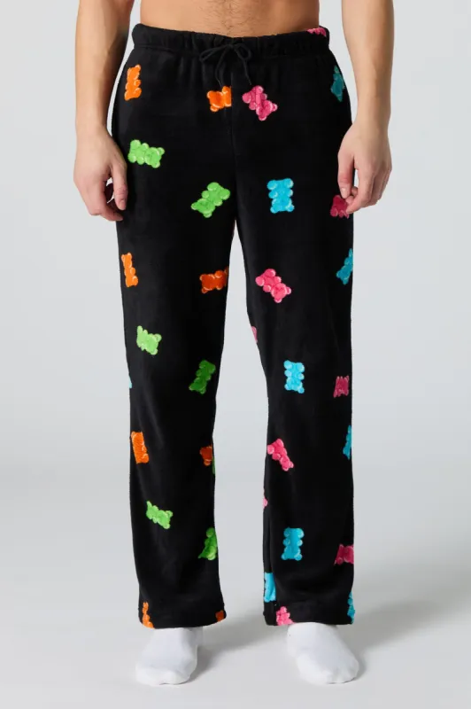Gummy Bear Print Plush Pajama Pant sold by Urban Planet