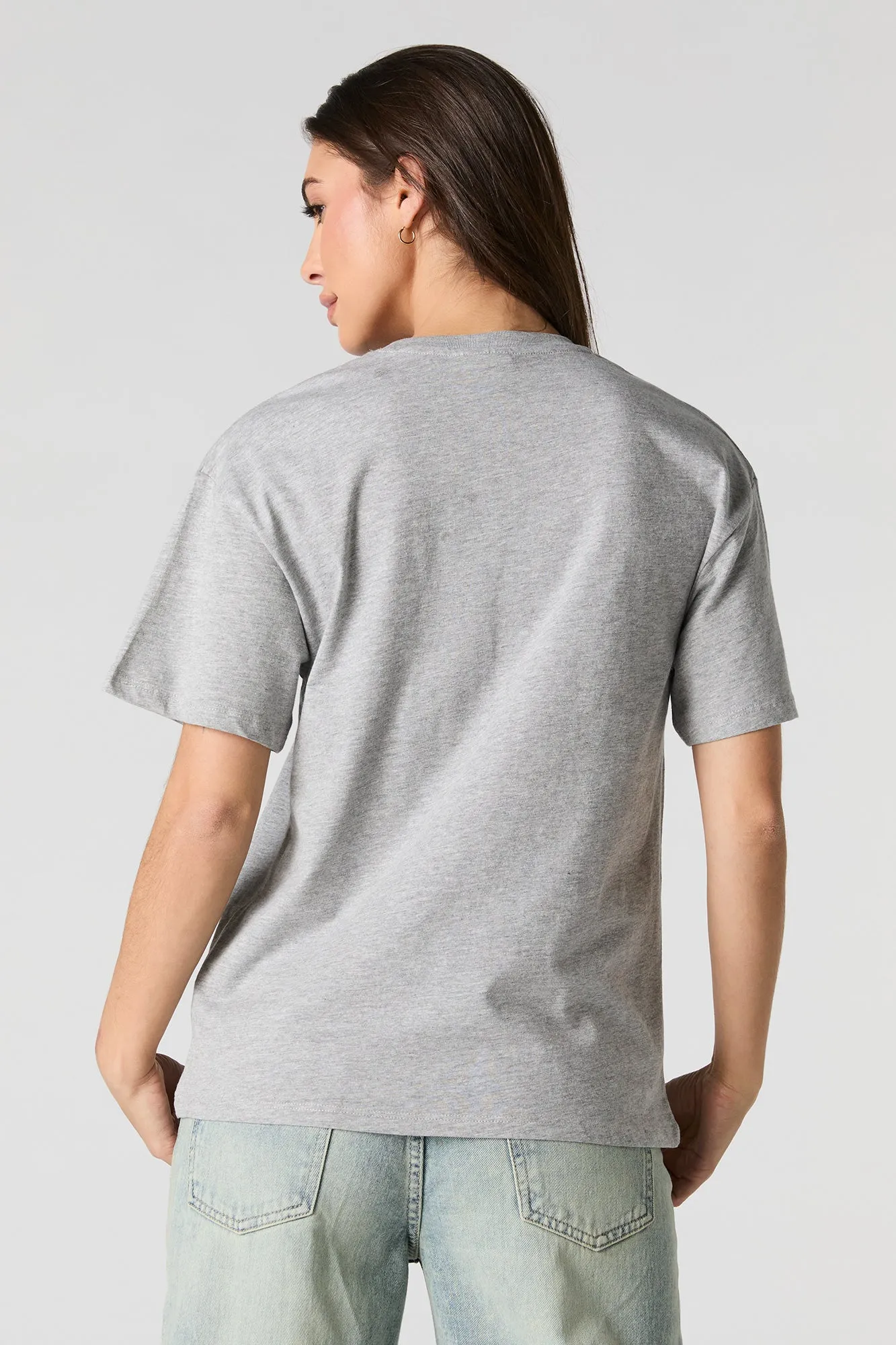 T-shirt de coupe garçonne à imprimé Bear With Me sold by Urban Planet product image thumbnail 2