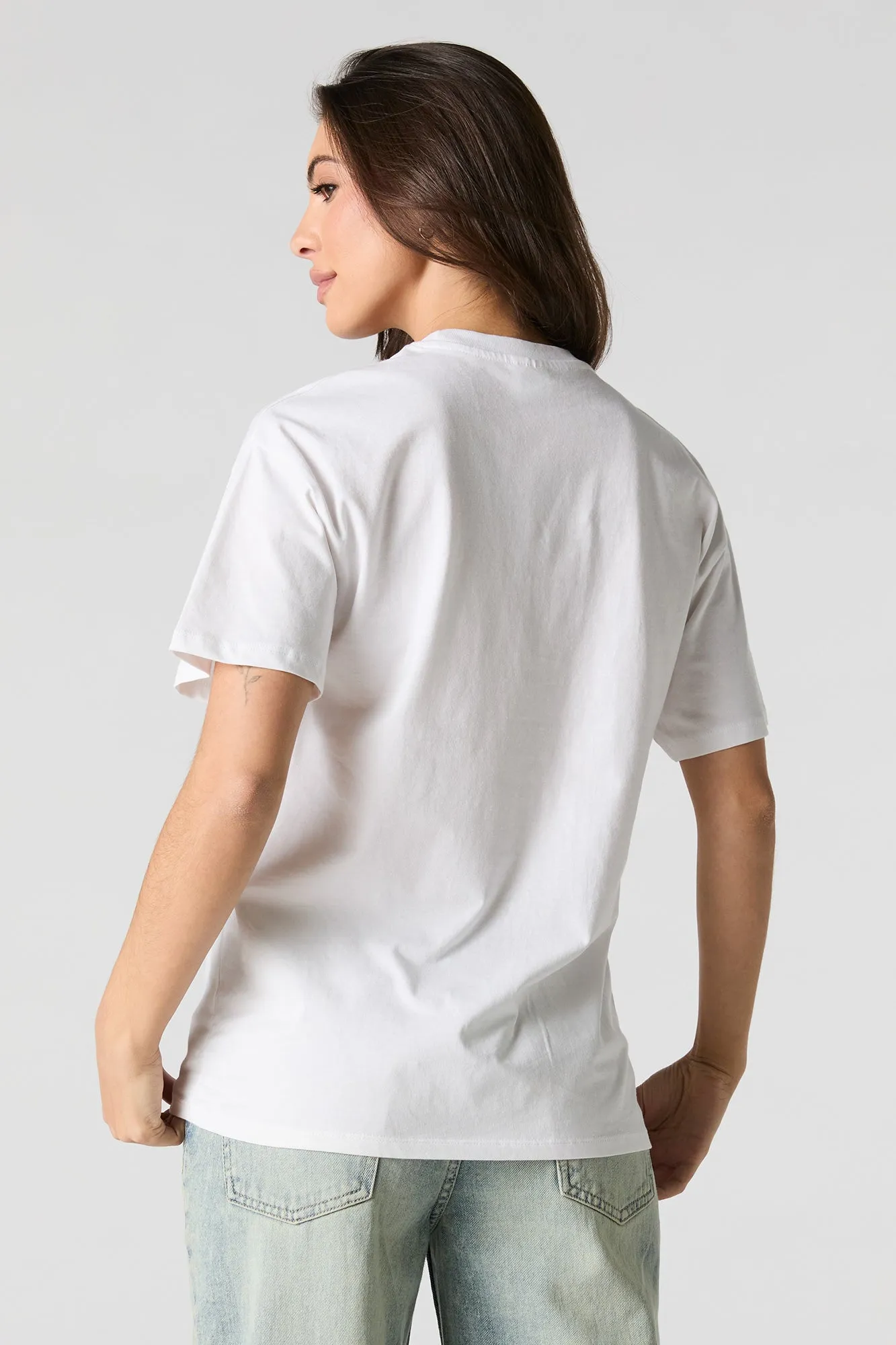 T-shirt de coupe garçonne à imprimé Camo 1990 sold by Urban Planet product image thumbnail 2