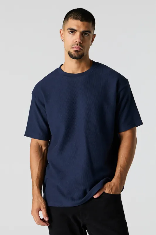 Ribbed Relaxed T-Shirt made by Urban Planet