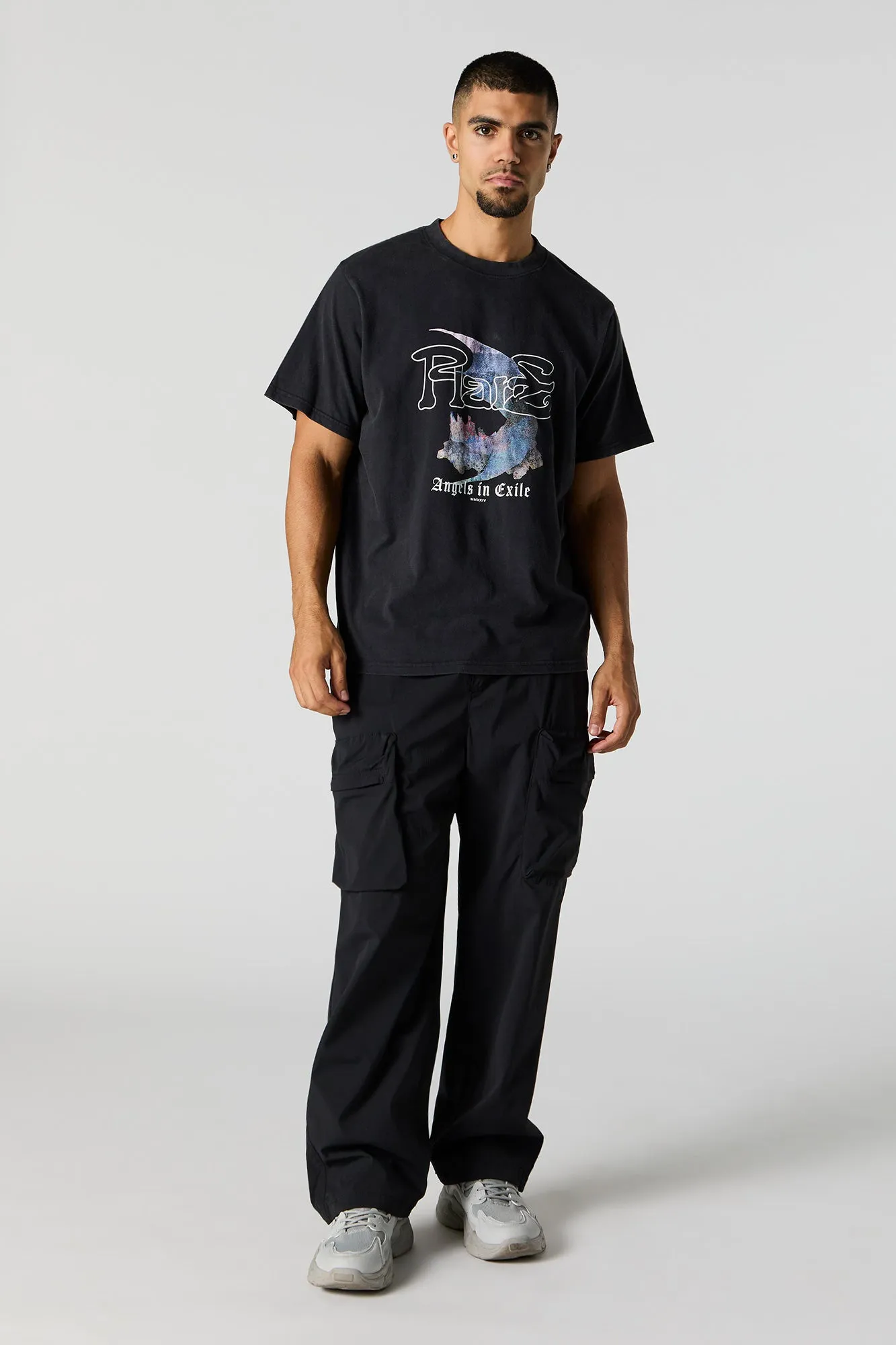 Angels in Exile Graphic T-Shirt sold by Urban Planet product image thumbnail 3