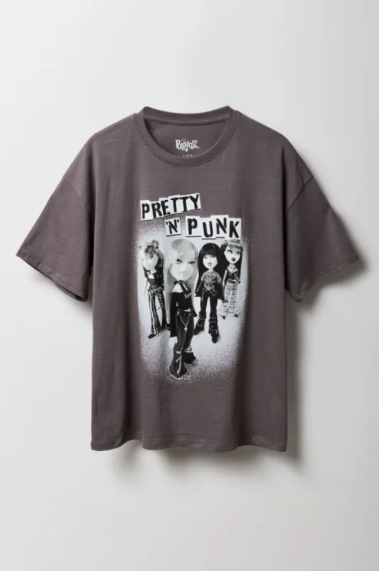 T-shirt coupe garçonne à imprimé Bratz Punk sold by Urban Planet