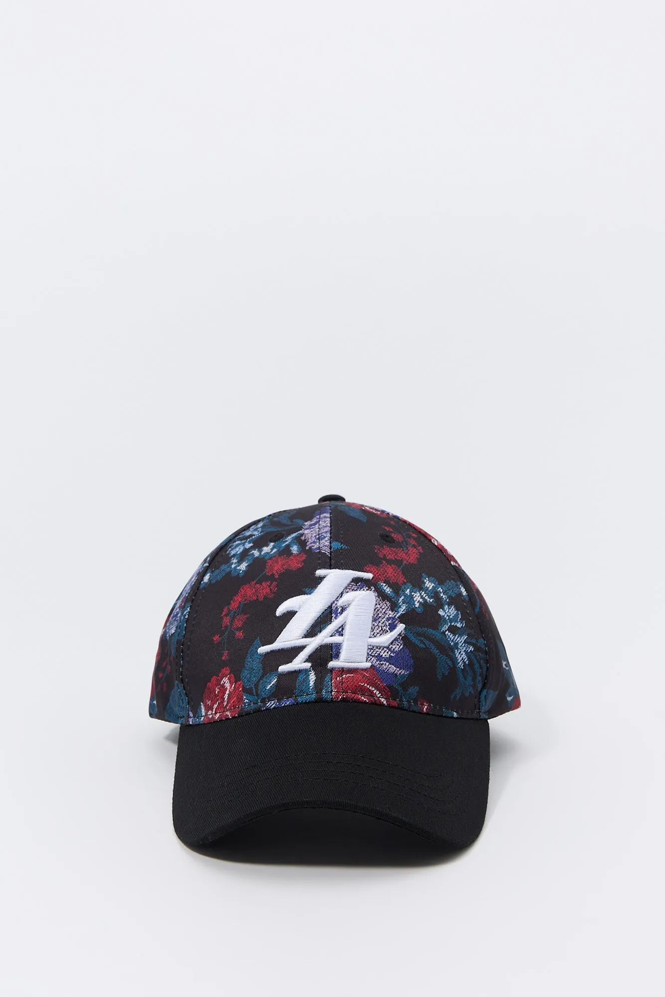 Floral LA Embroidered Baseball Hat sold by Urban Planet