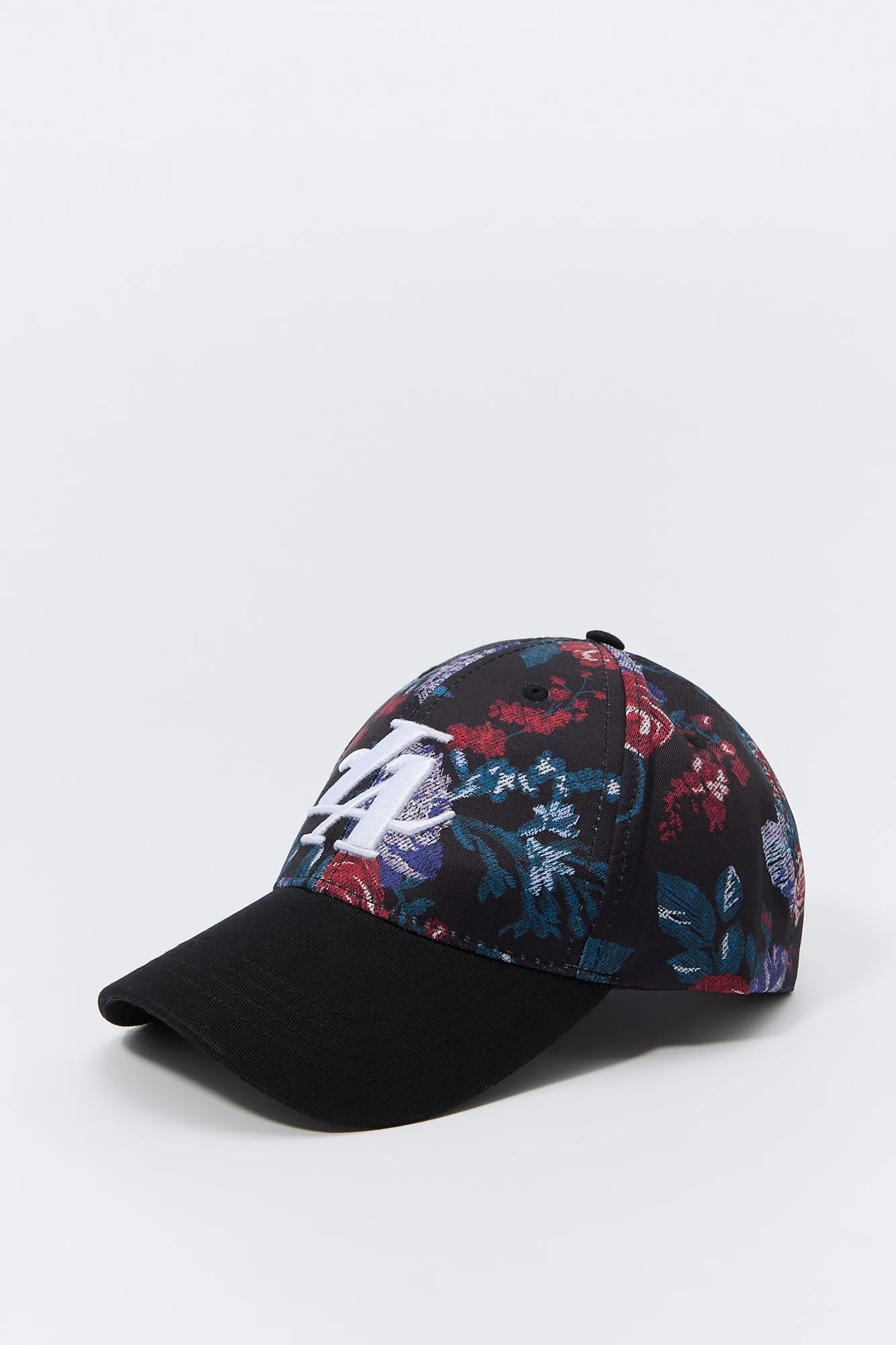 Floral LA Embroidered Baseball Hat sold by Urban Planet product image thumbnail 2