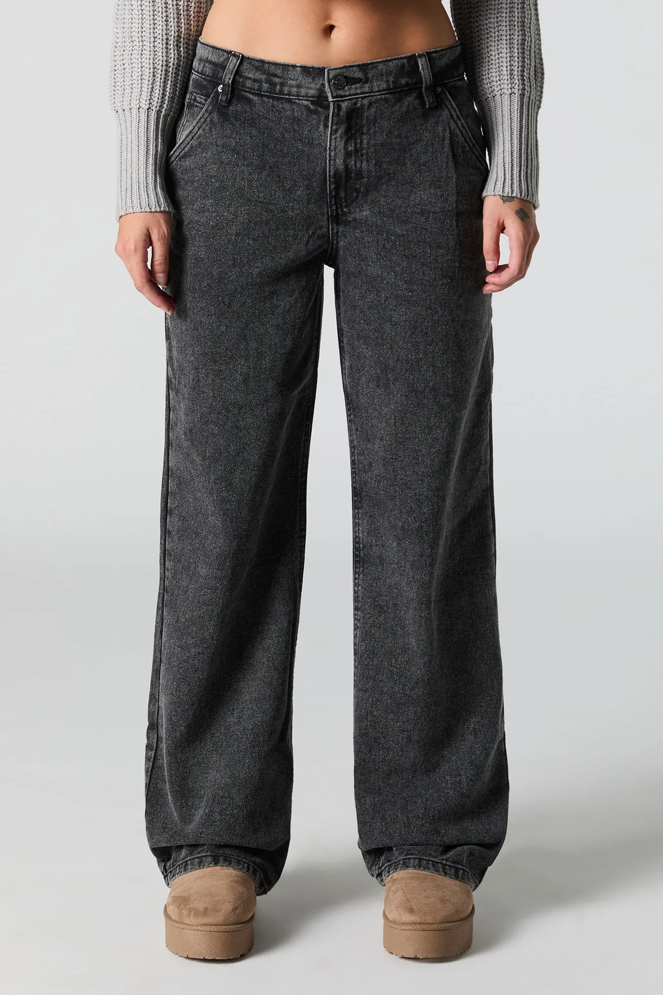 Wide Leg Carpenter Jean sold by Urban Planet product image thumbnail 5